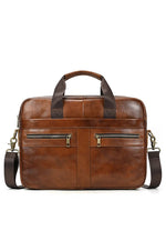 Serviette Cuir Homme pour Ordinateur - Vignette | Bluebesace