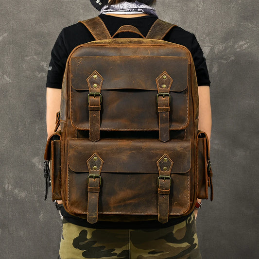 Sac à Dos en Cuir Véritable | VÄSTER